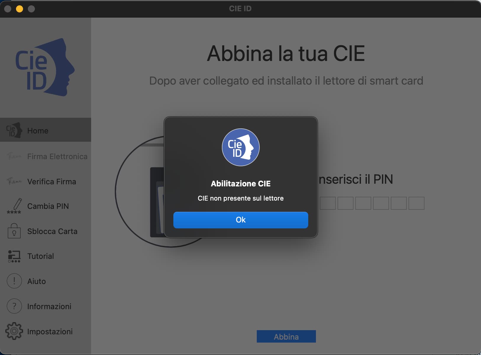 CIE middleware su macOS Monterey 12.1 chip M1 (ARM) e lettore miniLector  AIR NFC v3 - CIE - Forum Italia