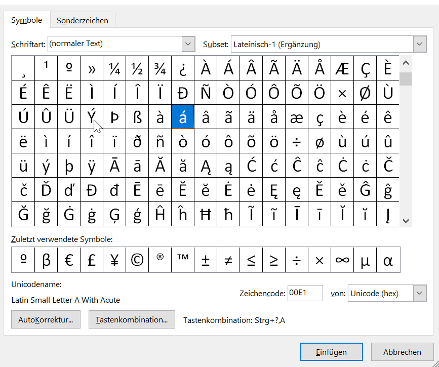 Vocali con accenti francesi